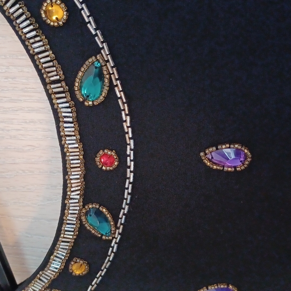 2 Pcs Jeweled Black Suit FINAL SALE - Picture 2 of 8